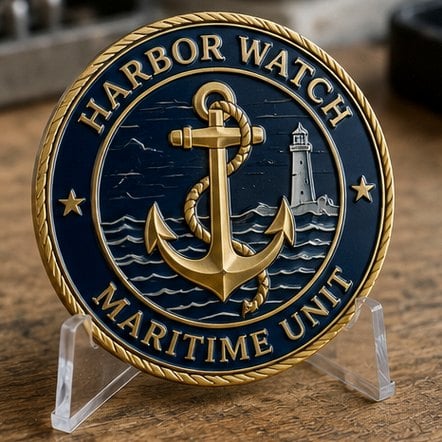 Hard Enamel Coins with custom branding